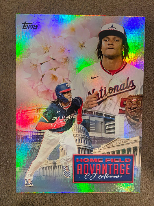 CJ Abrams - 2024 Topps Update - Home Field Advantage - Nationals