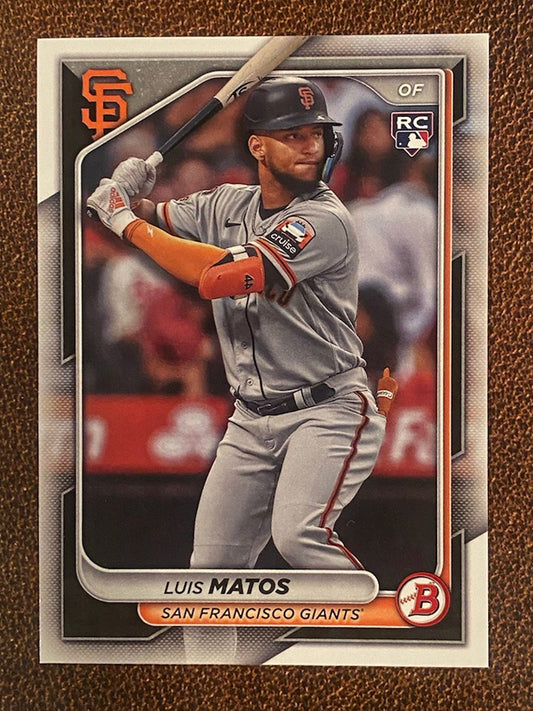 Luis Matos - 2024 Bowman - Base Paper - Giants