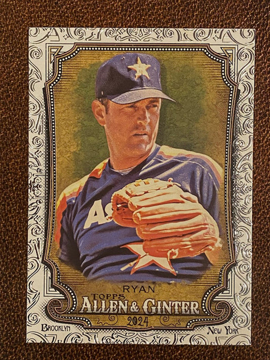Nolan Ryan - 2024 Topps Allen and Ginter - Silver Foil Filagree - Astros