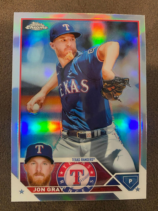 Jon Gray - 2023 Topps Chrome - Refractors - Rangers