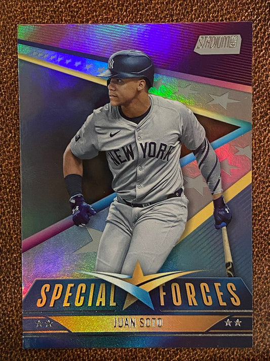 Juan Soto - 2024 Topps Stadium Club - Special Forces - Yankees