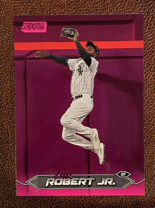 Luis Robert Jr. - 2024 Topps Stadium Club - Pink Foil - White Sox