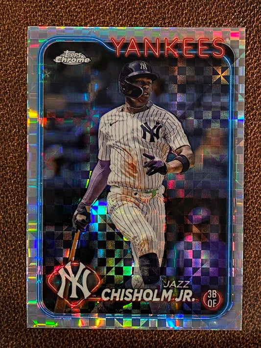 Jazz Chisholm Jr. - 2024 Topps Chrome Update - XFractor - Yankees