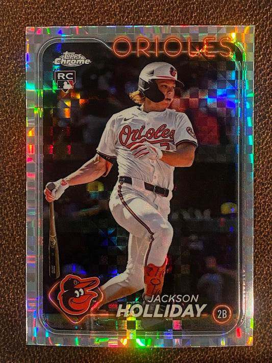 Jackson Holliday - 2024 Topps Chrome Update - XFractor - Orioles