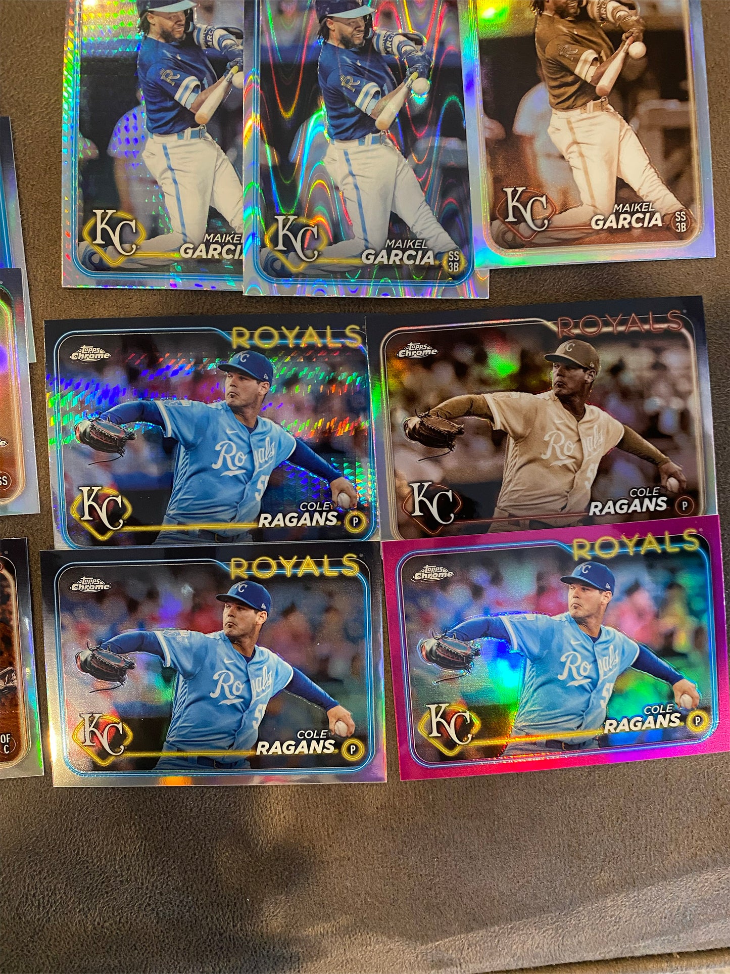 Kansas City Royals - All Parallels Lot - 2024 Topps Chrome - Royals