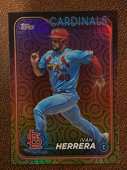 Ivan Herrera - 2024 Topps Series 2 - Holiday Parallel - Cardinals