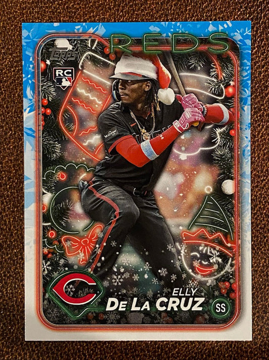 Elly De La Cruz - 2024 Topps Holiday - SP Image Variation - Reds