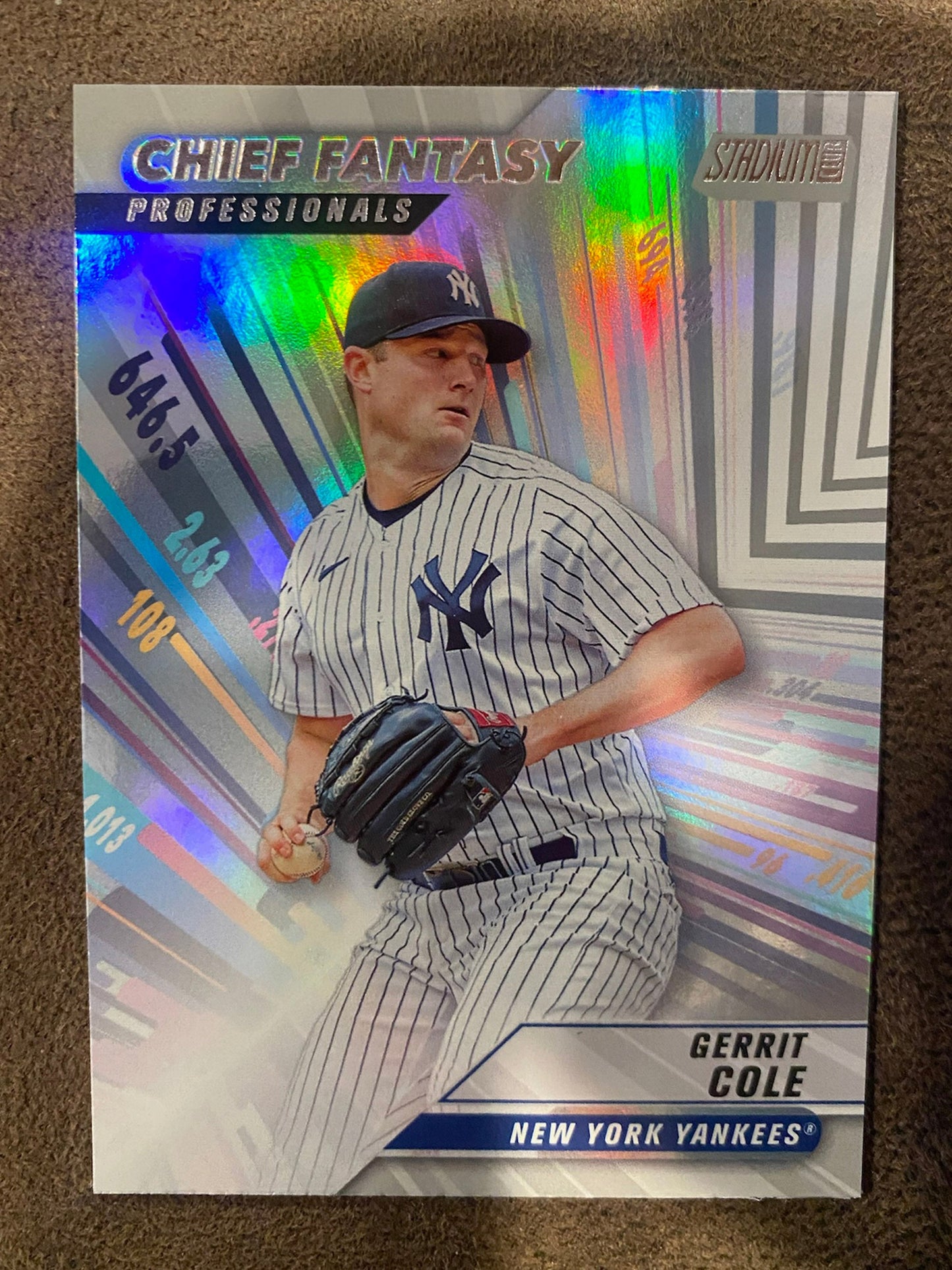 Gerrit Cole - 2024 Topps Stadium Club - Chief Fantasy - Yankees