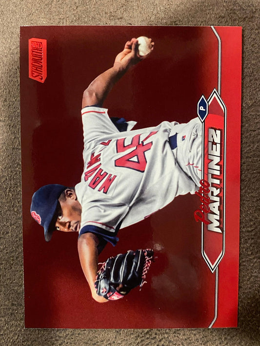 Pedro Martinez -  2024 Topps Stadium Club - Red Foil - Red Sox