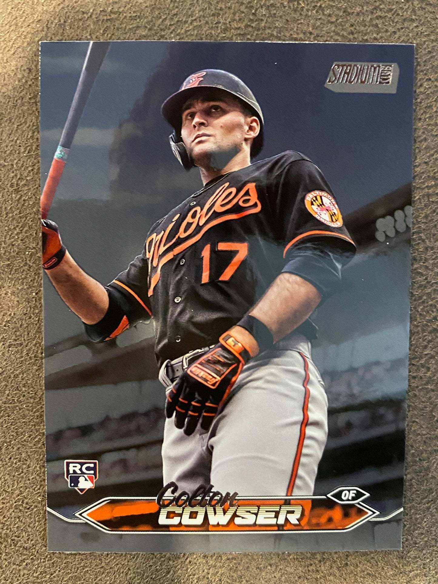 Colton Cowser -  2024 Topps Stadium Club - Black Foil - Orioles
