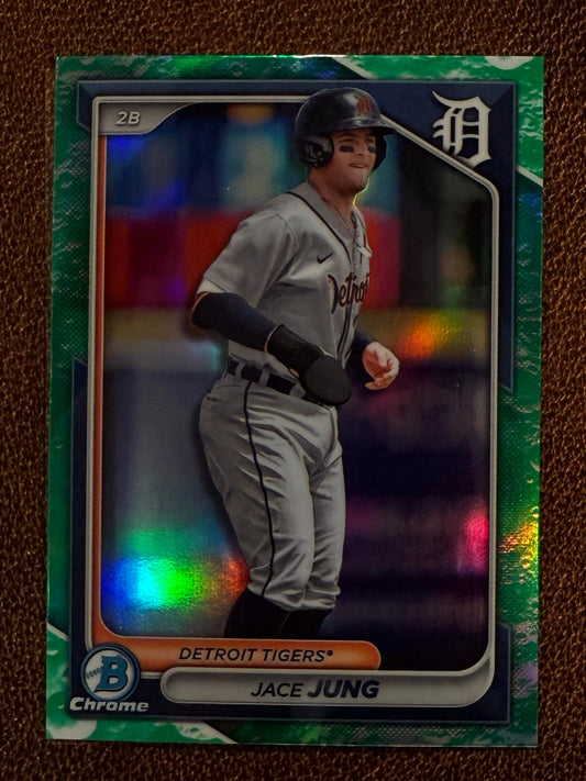Jace Jung - 2024 Bowman - Chrome Lunar Glow - Tigers