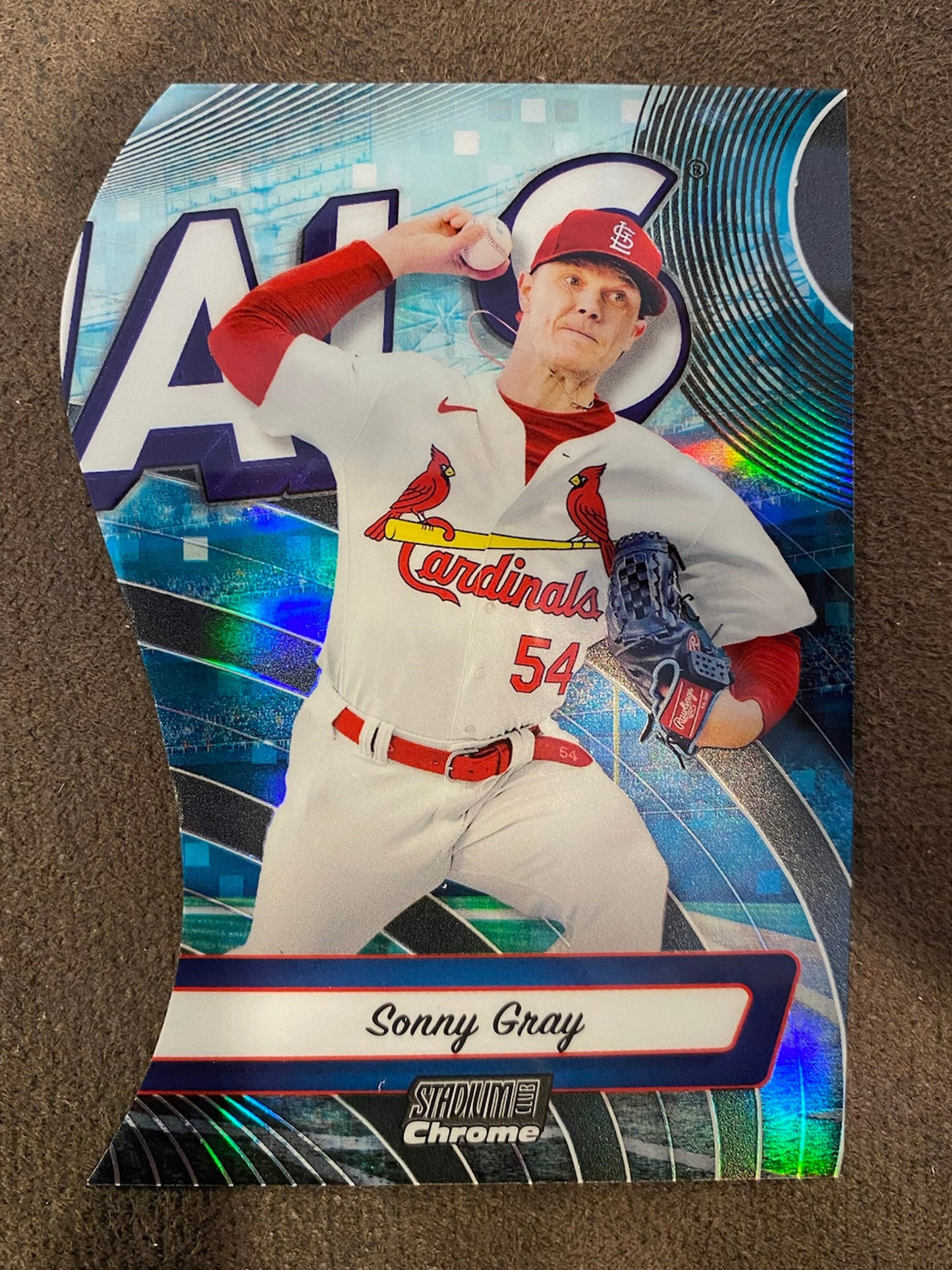 Sonny Gray - 2024 Topps Stadium Club - Triumvirates (Right) - Cardinals