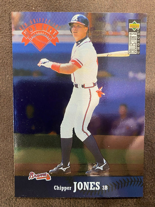 Chipper Jones - 1997 Upper Deck Collectors Choice - Griffey's Hot List Foil - Braves