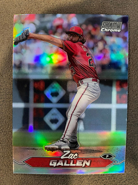 Zac Gallen - 2024 Topps Stadium Club - Chrome Refractor - Diamondbacks