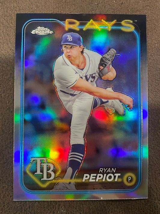 Ryan Pepiot - 2024 Topps Chrome - Refractor - Rays