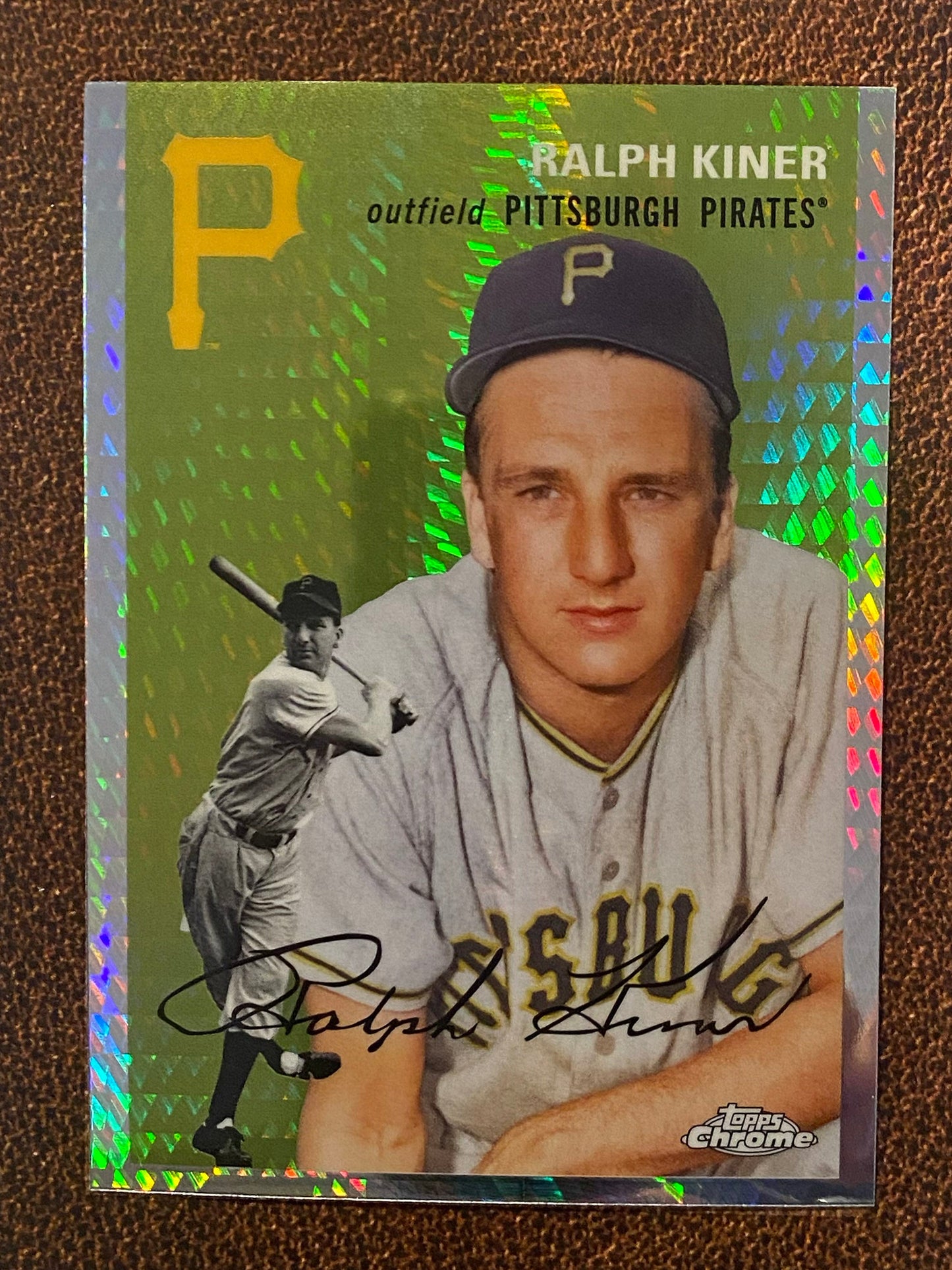 Ralph Kiner - 2023 Topps Chrome Platinum Anniversary - Prism Refractor - Pirates