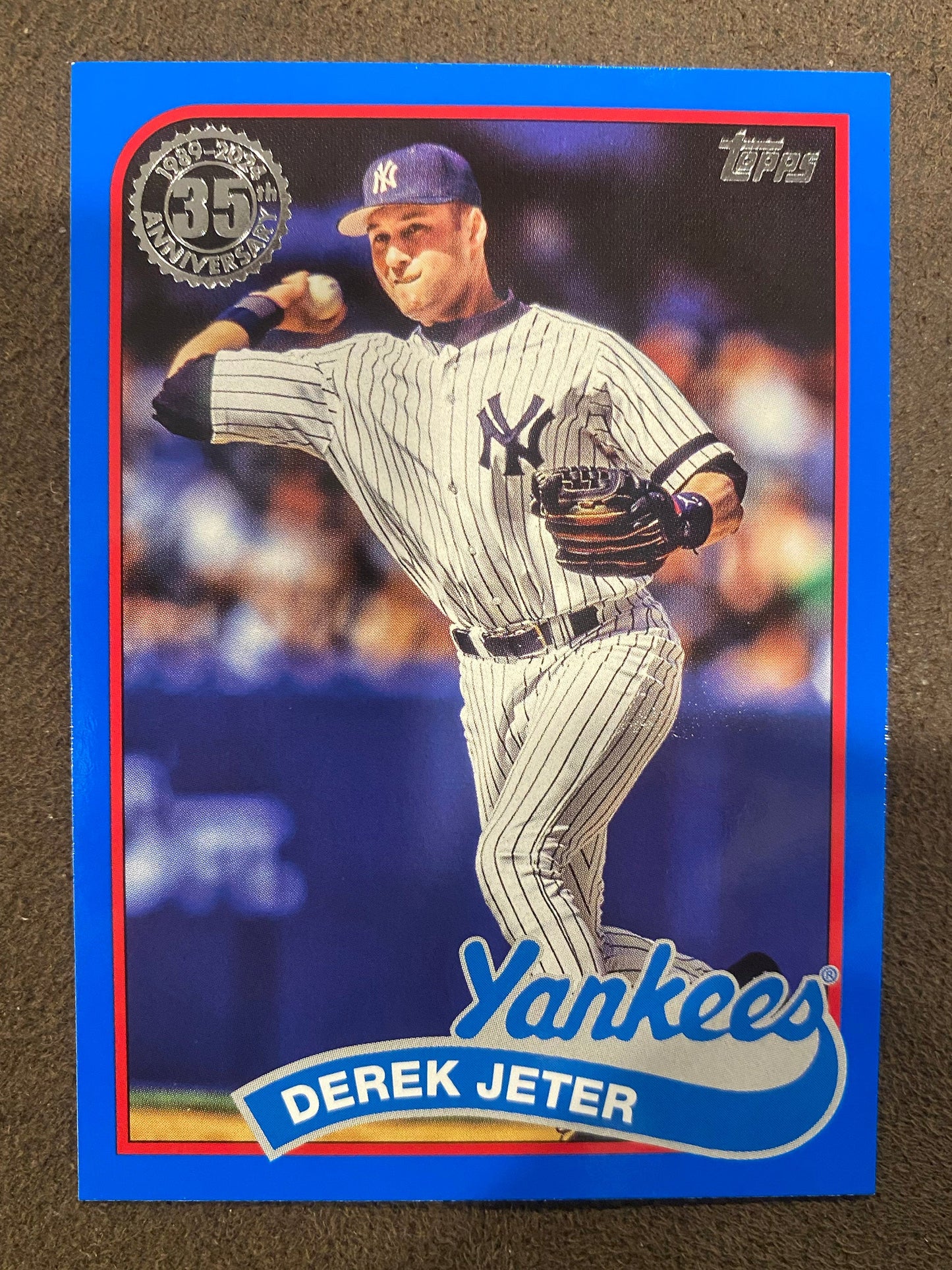 Derek Jeter - 2024 Topps Series 2 - 1989 BLUE Parallel - Yankees