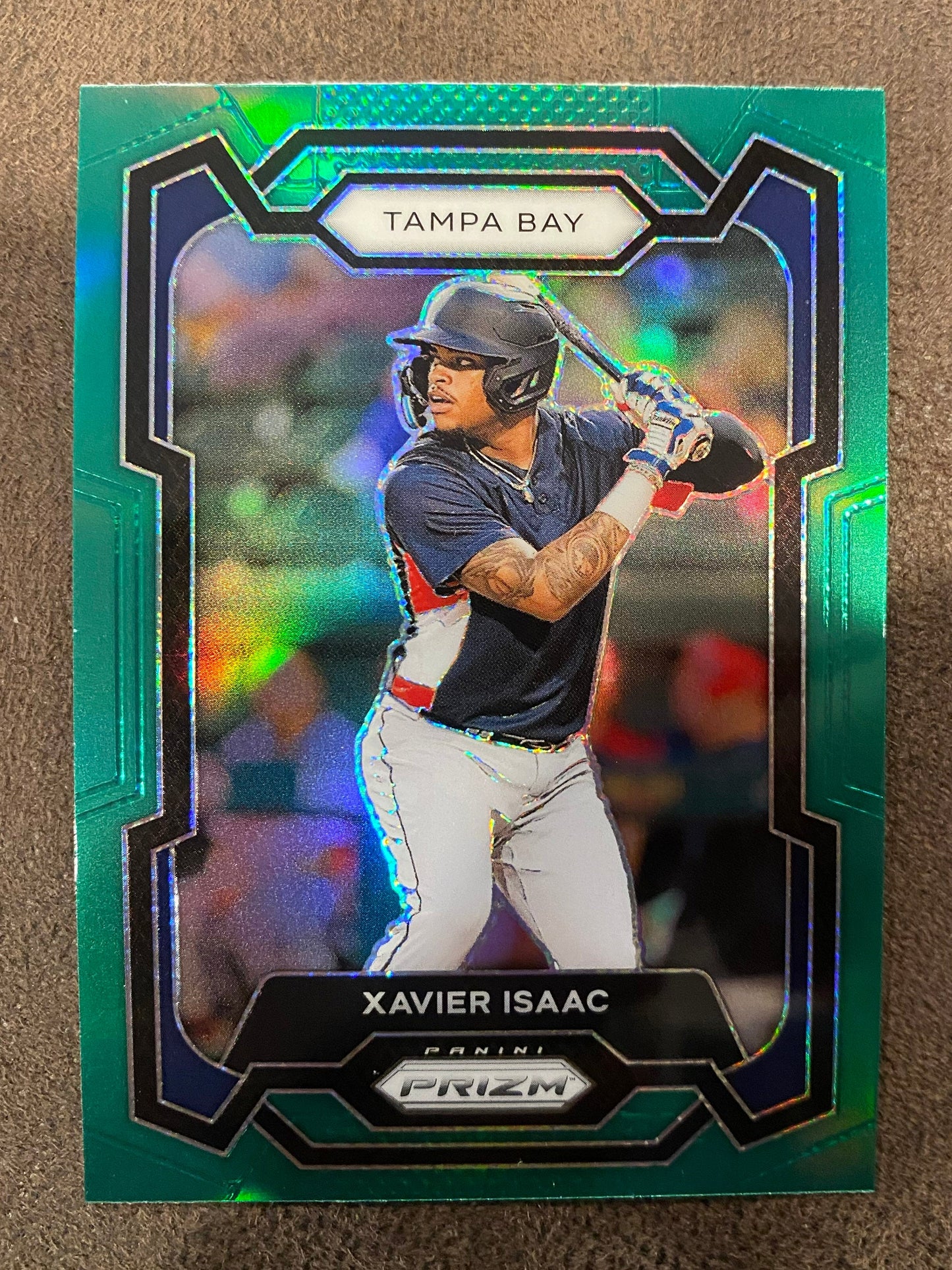 Xavier Isaac - 2024 Panini Prizm - Green Refractor - Rays