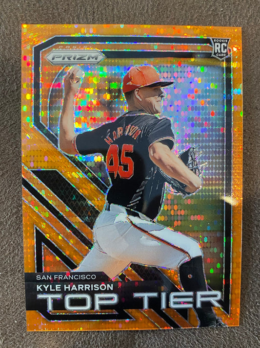 Kyle Harrison - 2024 Panini Prizm - Top Tier Orange Pulsar /399 - Giants