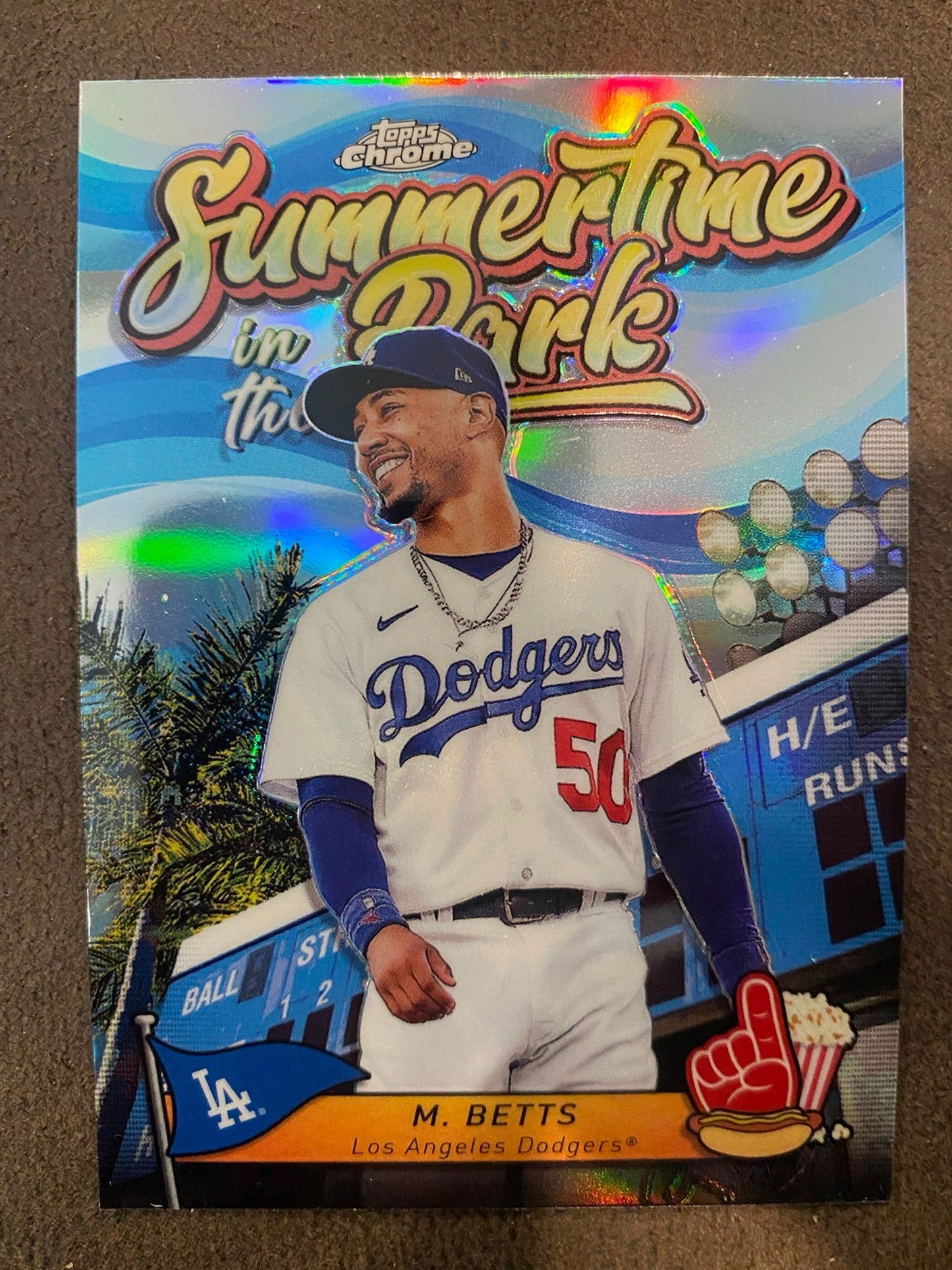 Mooki Betts - 2024 Topps Chrome - Summertime in the Park - Dodgers