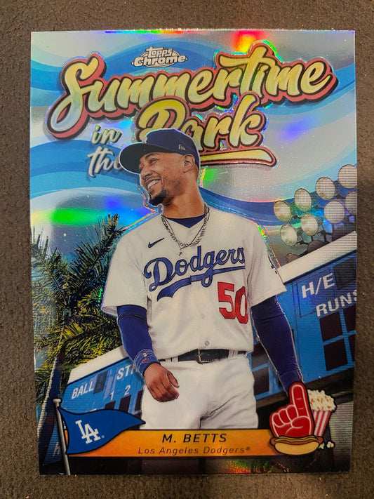 Mooki Betts - 2024 Topps Chrome - Summertime in the Park - Dodgers