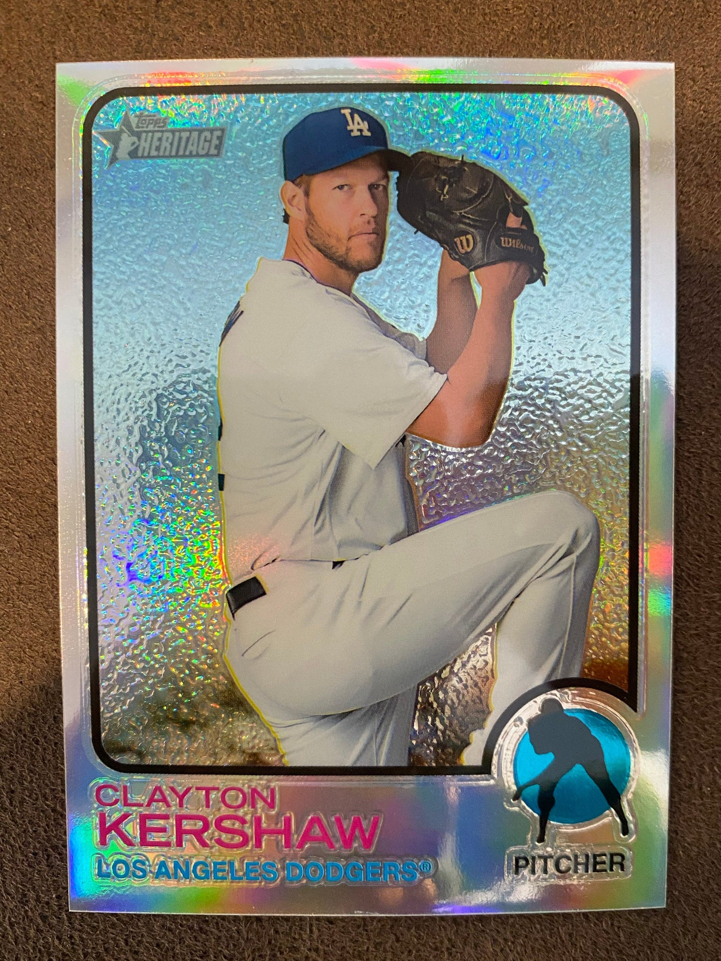 Clayton Kershaw - 2022 Topps Heritage High Number - Refractor /673 - Dodgers