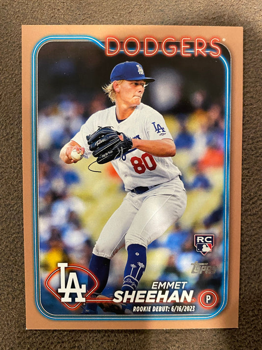 Emmet Sheehan - 2024 Topps Update - Gold /2024 - Dodgers