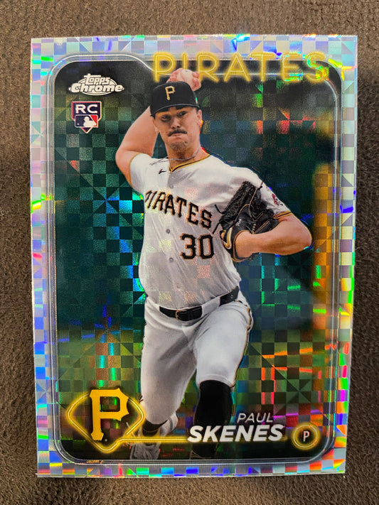 Paul Skenes - 2024 Topps Chrome Update - XFractor - Pirates
