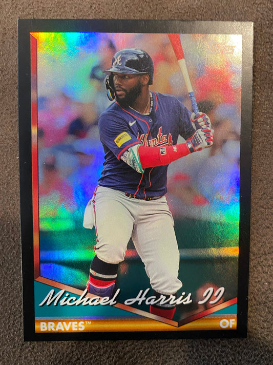 Michael Harris II - 2024 Topps Archives - Black Foil - Braves