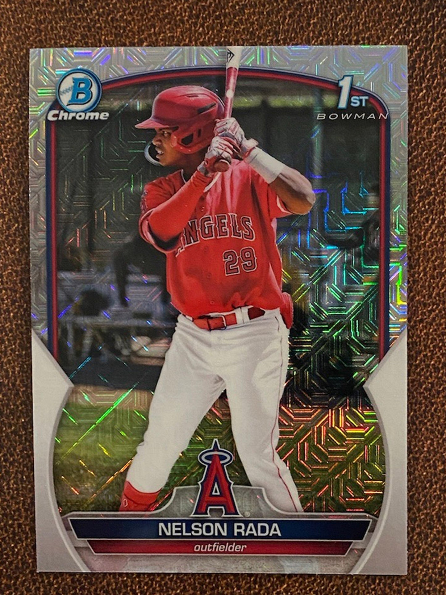 Nelson Rada - 2023 Bowman - Mega Box Mojo Refractor - Angels