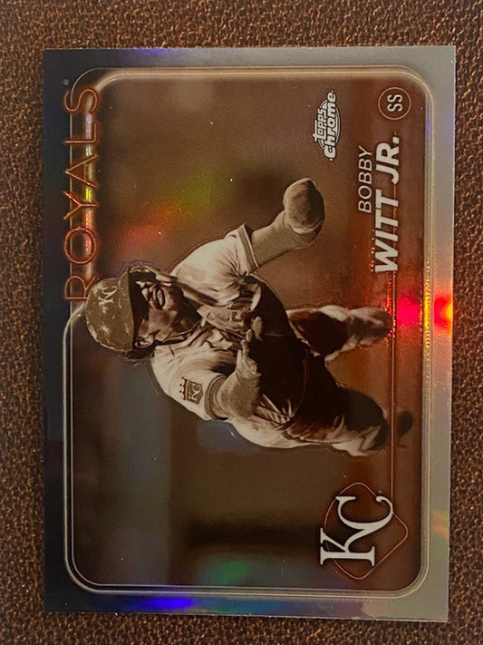 Bobby Witt Jr.  - 2024 Topps Chrome - Sepia Refractor - Royals