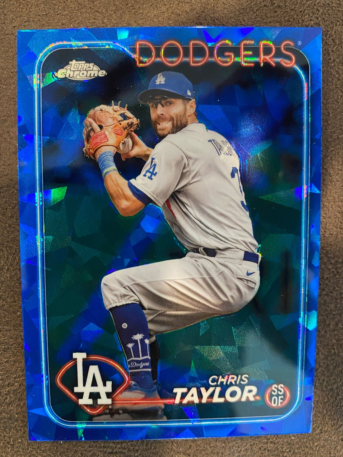 Chris Taylor - 2024 Topps Chrome - Sapphire - Dodgers