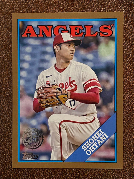 Shohei Ohtani - 2023 Topps Series 1 - Gold '88 insert /75 - Angels