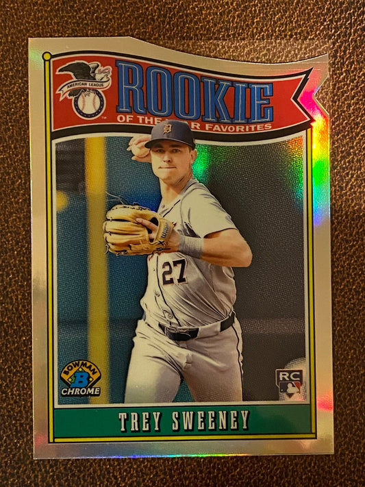 Trey Sweeney - 2025 Bowman - Rookie of the Year Favorites - Tigers