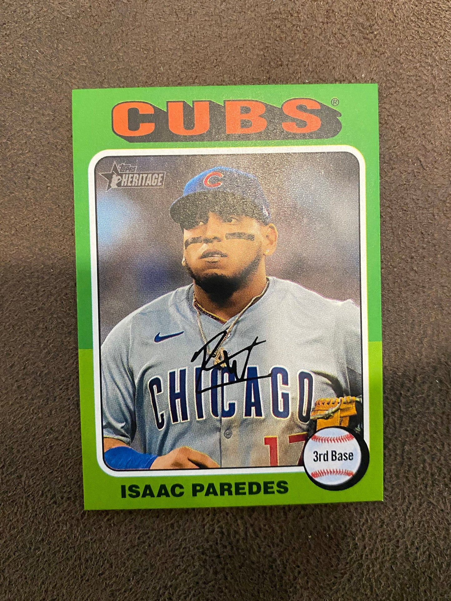 Isaac Paredes - 2024 Topps Heritage High Number - Mini - Rays