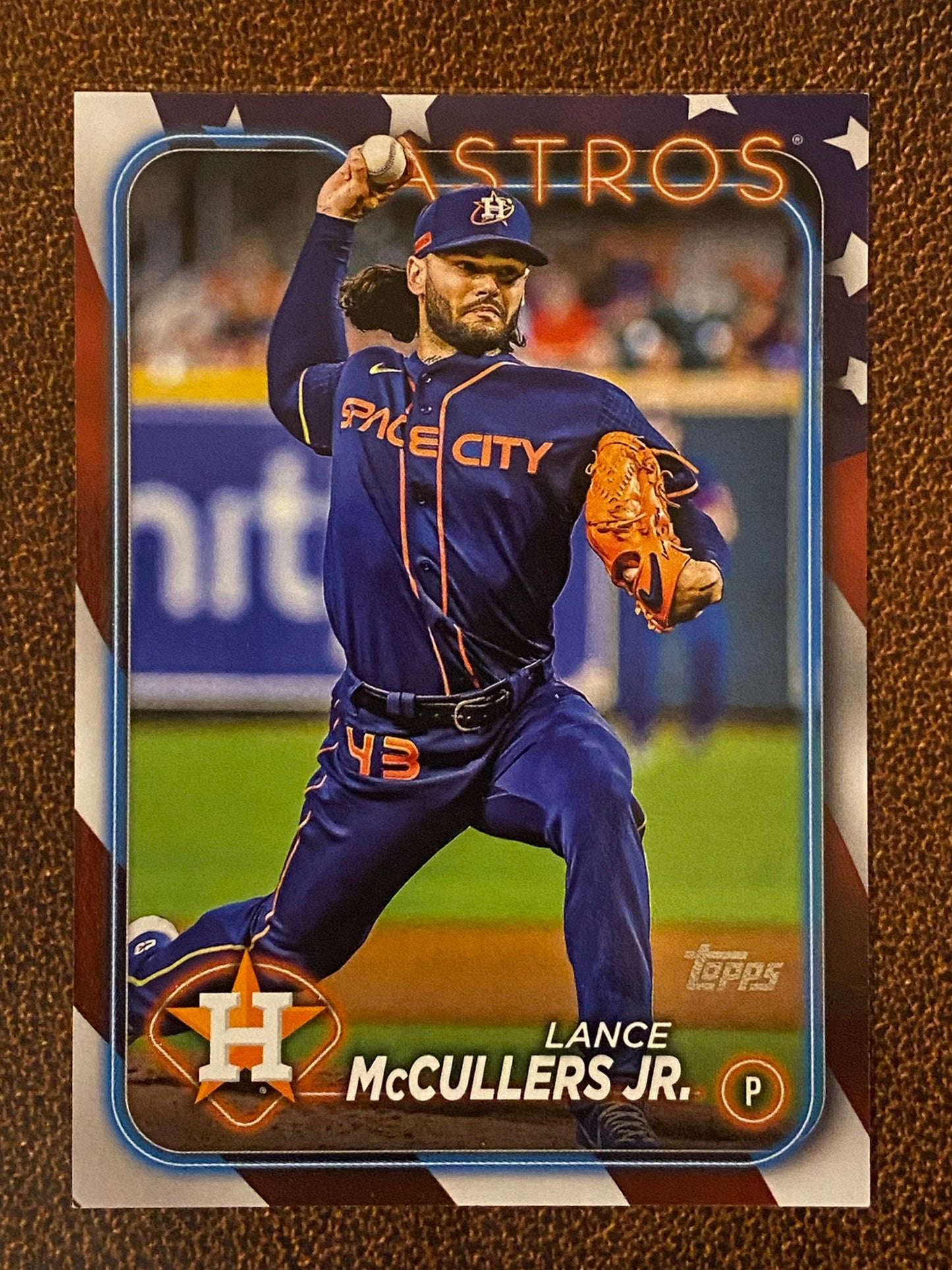 Lance McCullers Jr. - 2024 Topps Series 2 - Independence Day Parallel /76 - Astros