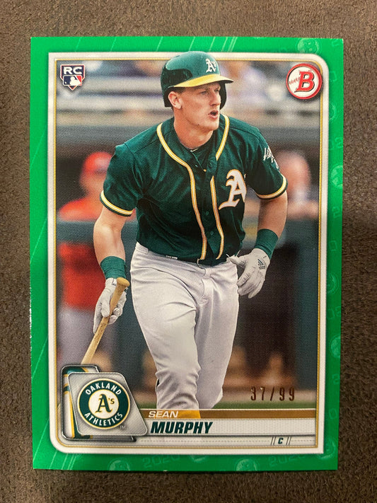 Sean Murphy - 2020 Bowman - Green /99 - Athletics