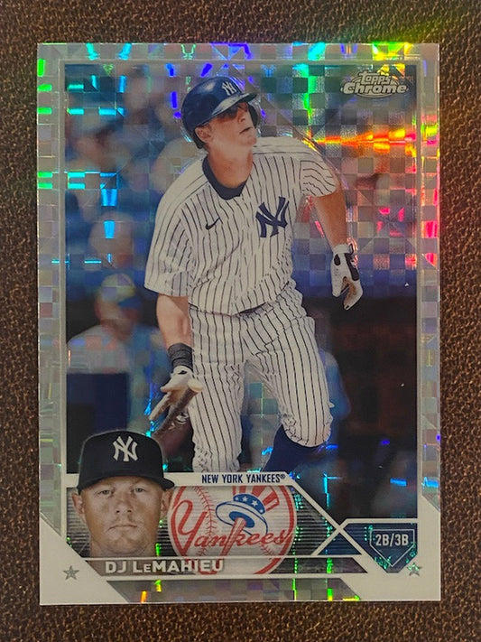 DJ LeMahieu - 2023 Topps Chrome - XFractors - Yankees