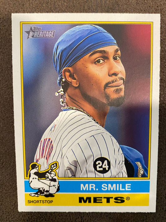 Franciso Lindor - 2025 Topps Heritage - Nickname Variation SSP - Mets