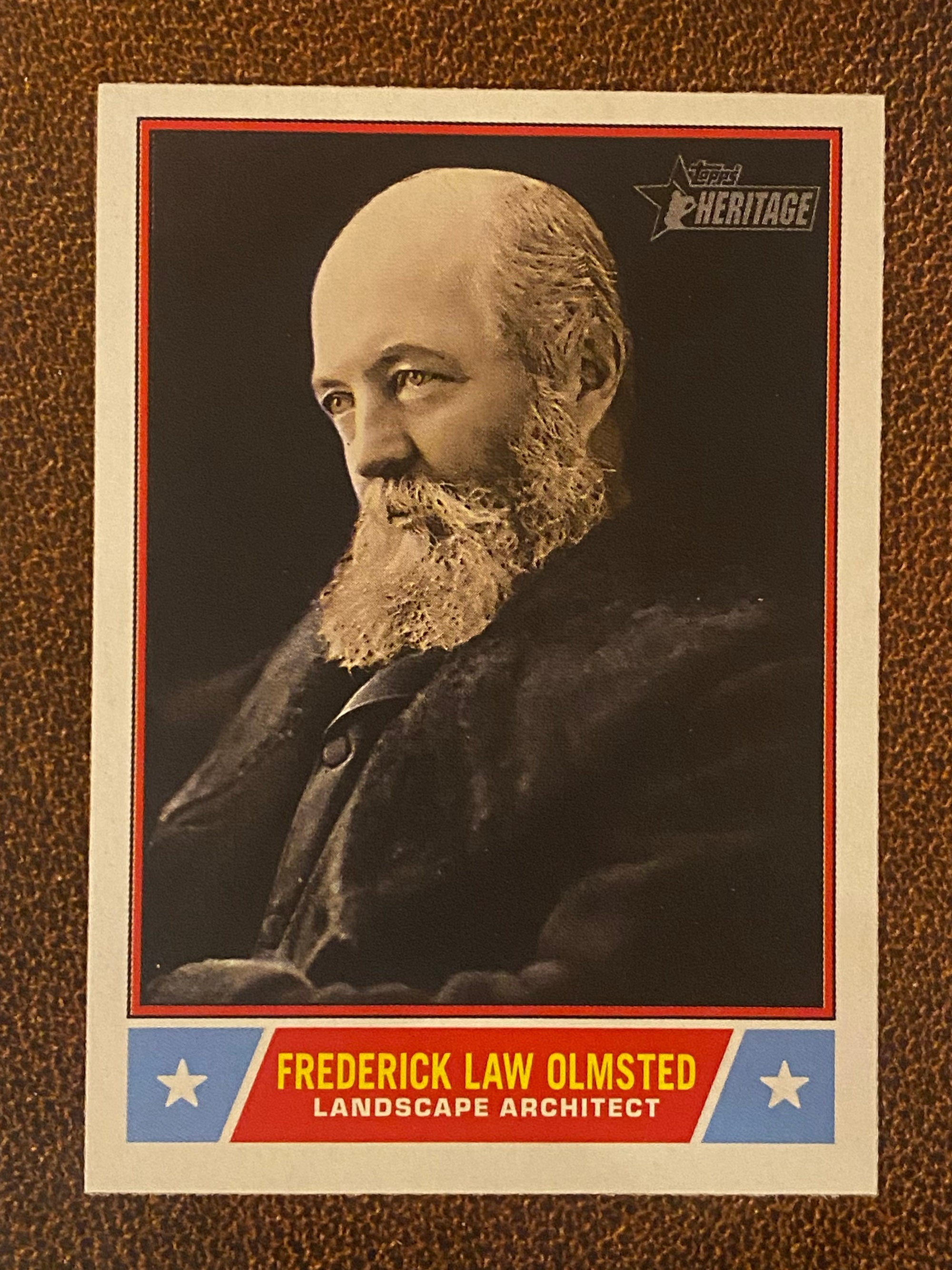 Frederick Law Olmsted - 2025 Topps Heritage - Notable Americans (NS-97 ...