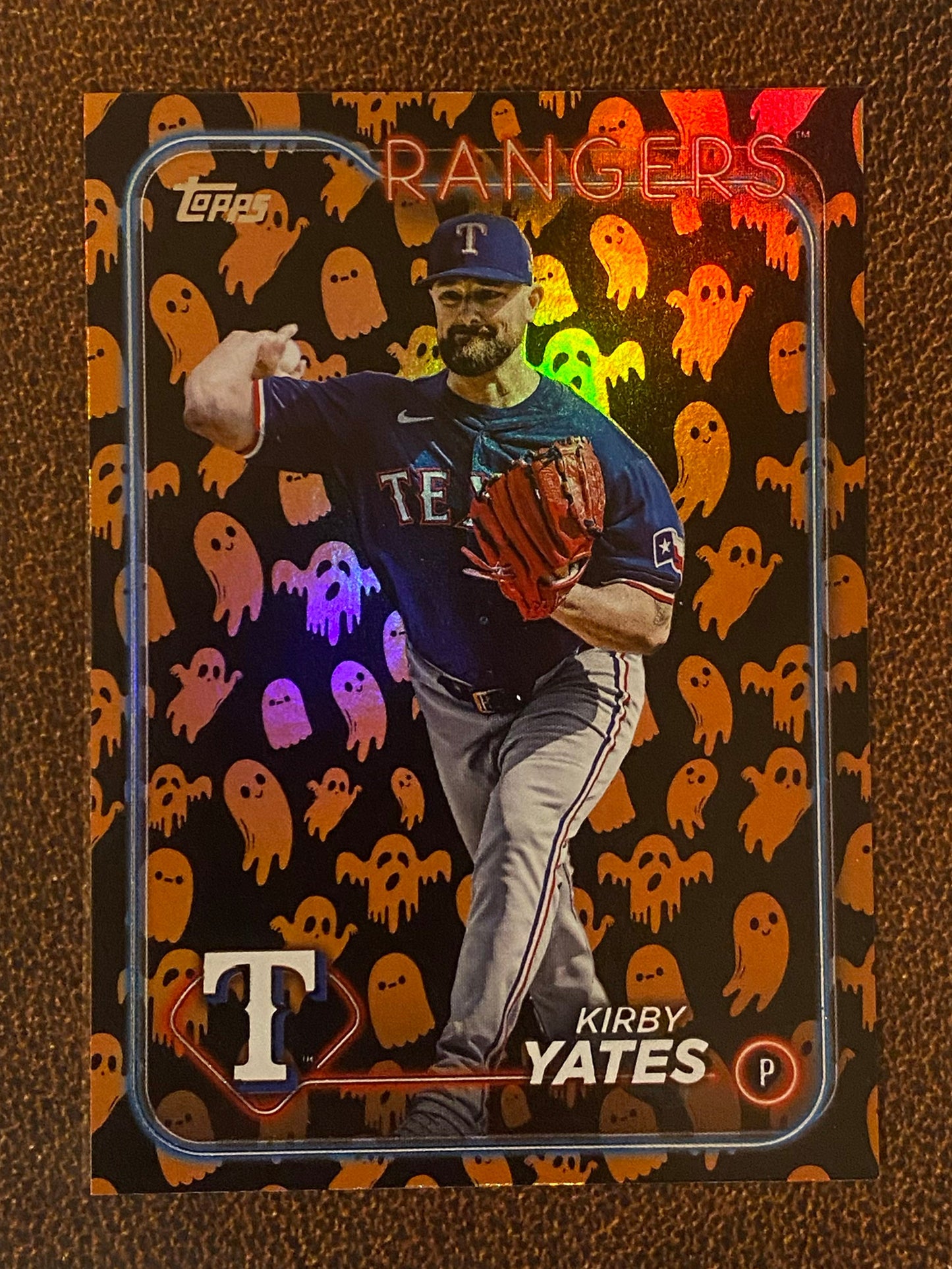 Kirby Yates - 2024 Topps Update - Ultra Rare Ghost - Rangers