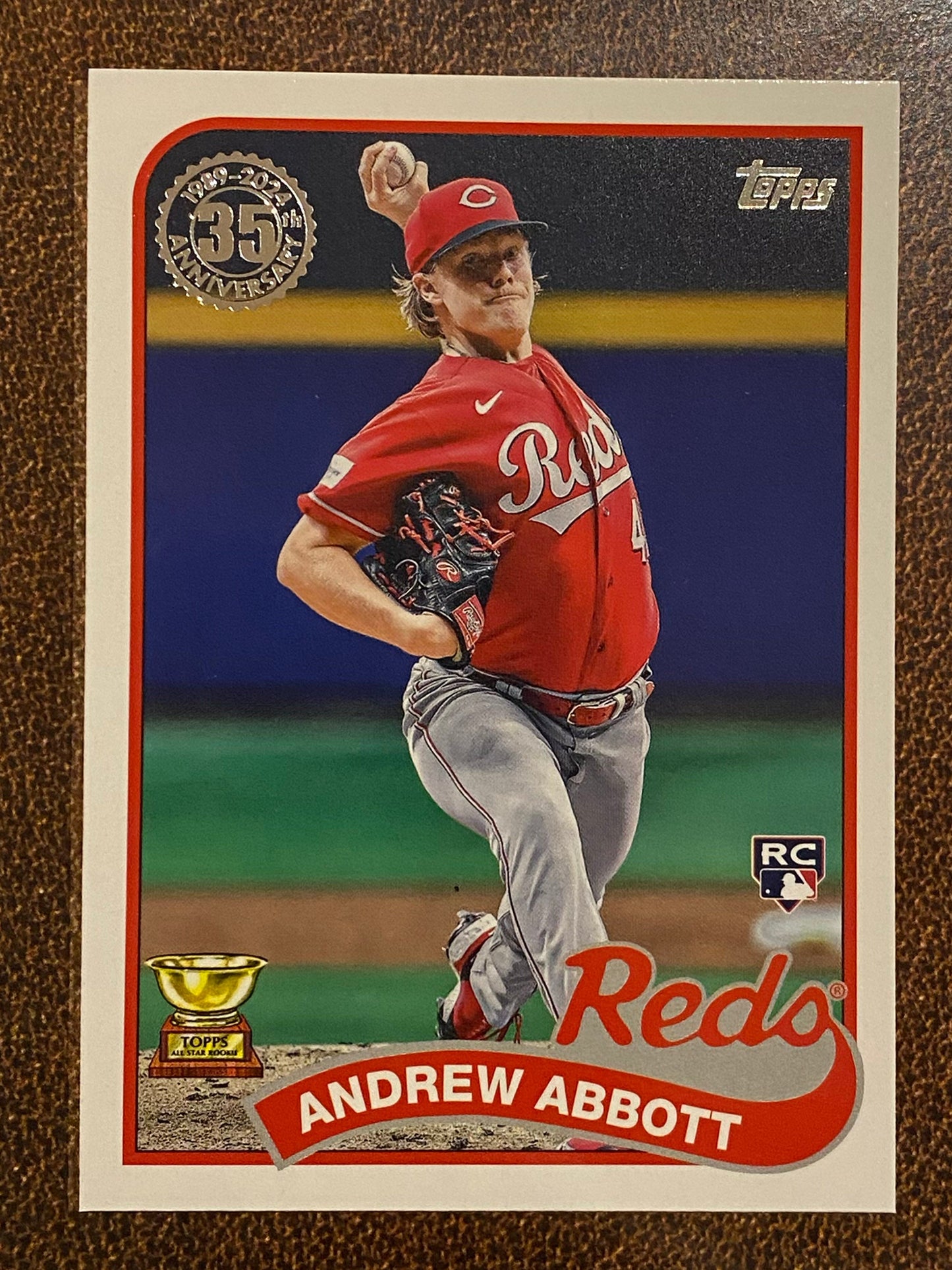 Andrew Abbott - 2024 Topps Series1 - 1989 Inserts - Reds