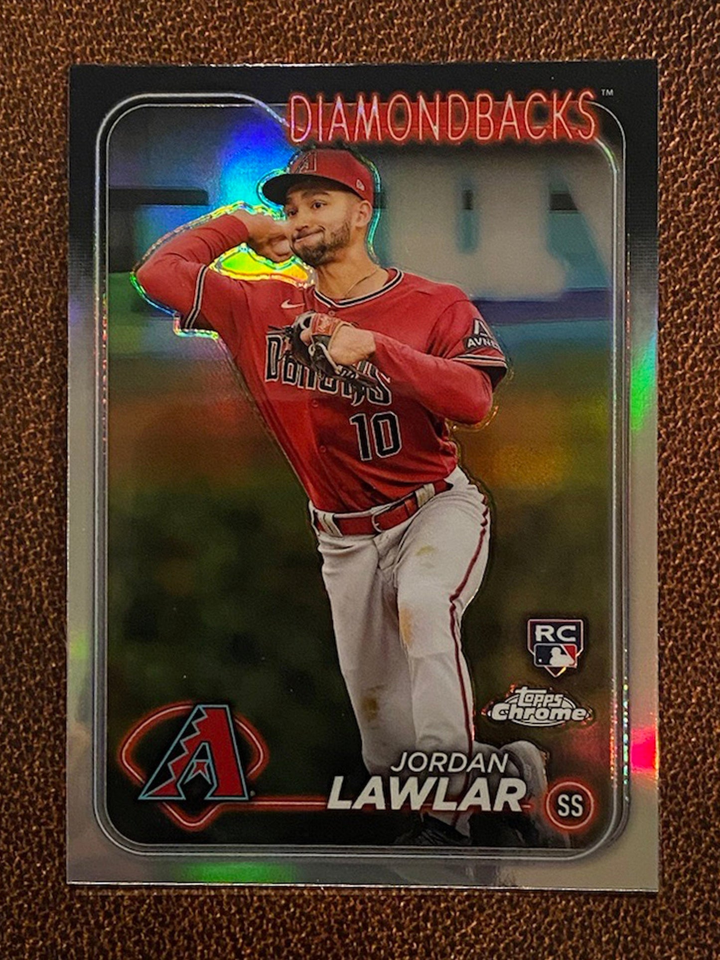 Jordan Lawlar - 2024 Topps Chrome - Rookie Refractor - Diamondbacks