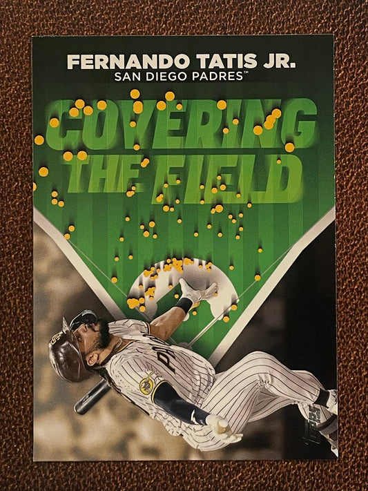 Fernando Tatis Jr. - 2024 Topps Series 2 - Covering the Field Insert - Padres