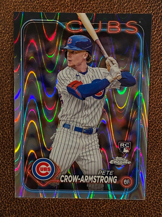 Pete Crow Armstrong - 2024 Topps Chrome - Raywave Refractor - Cubs