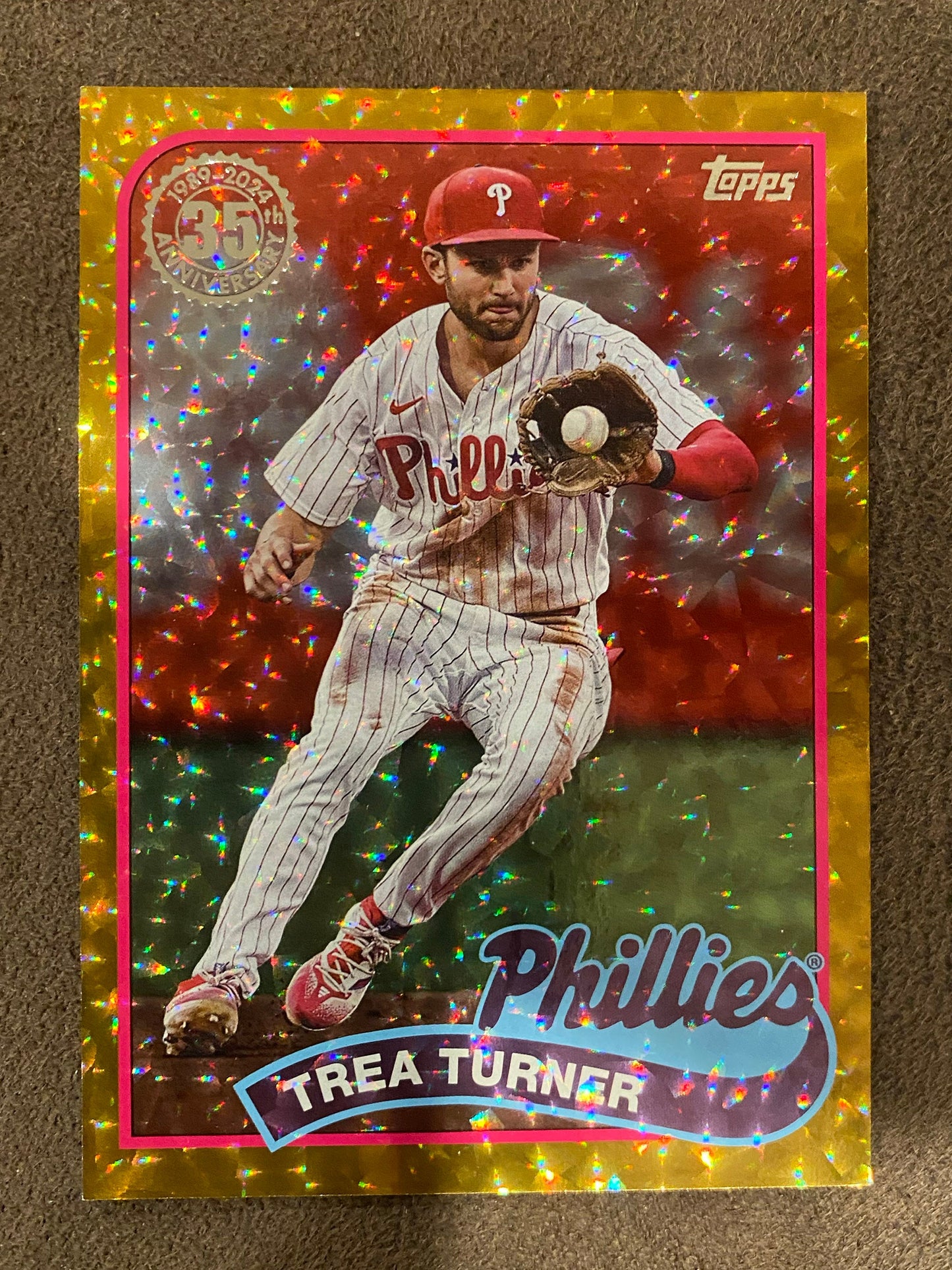 Trea Turner - 2024 Topps Series 1 - Gold Foilboard /50 - Phillies