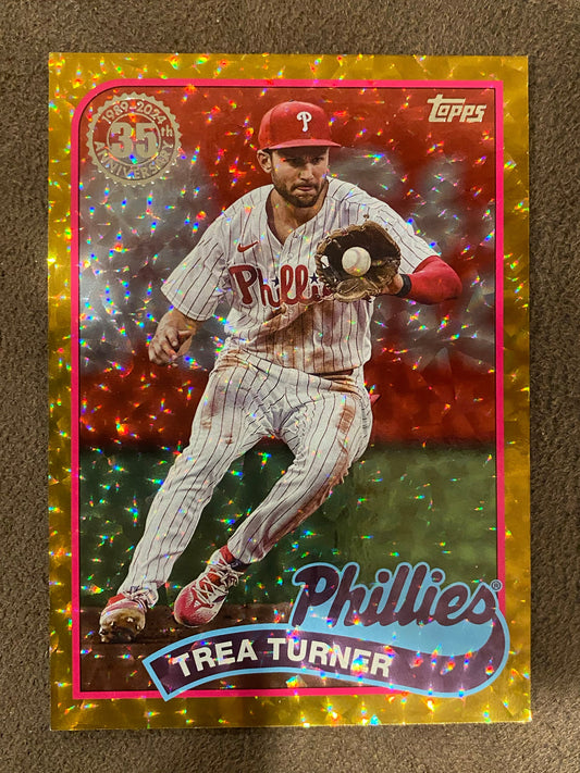 Trea Turner - 2024 Topps Series 1 - Gold Foilboard /50 - Phillies