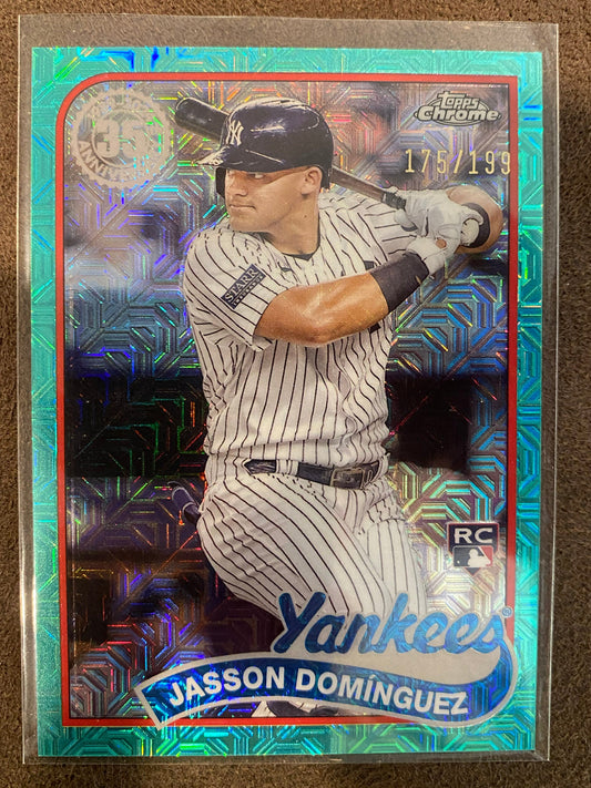 Jasson Dominguez - 2024 Topps Series 2 - AQUA Mojo /199 - Yankees