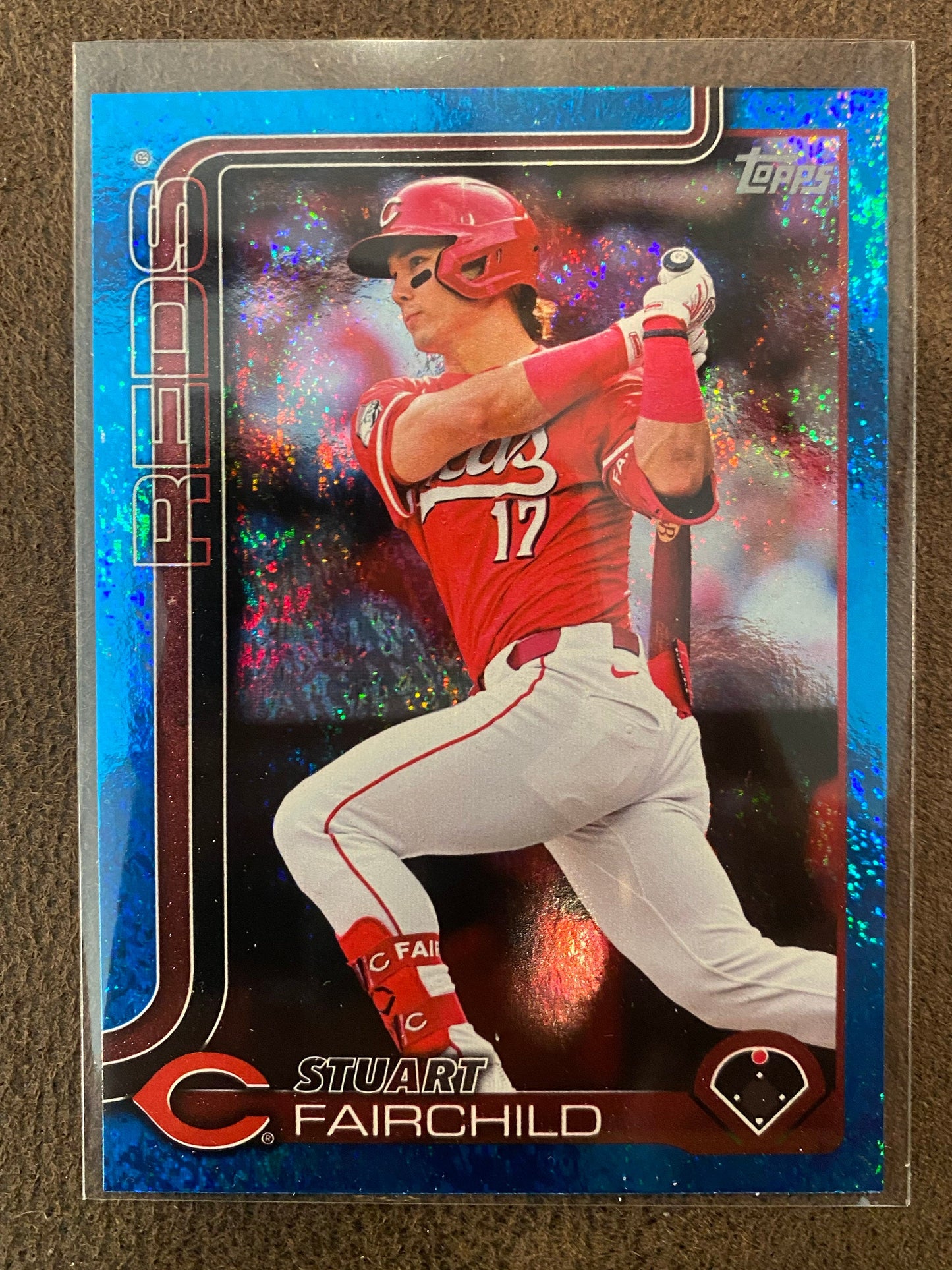 Stuart Fairchild - 2025 Topps Series 2 - BLUE Holofoil /150 - Reds