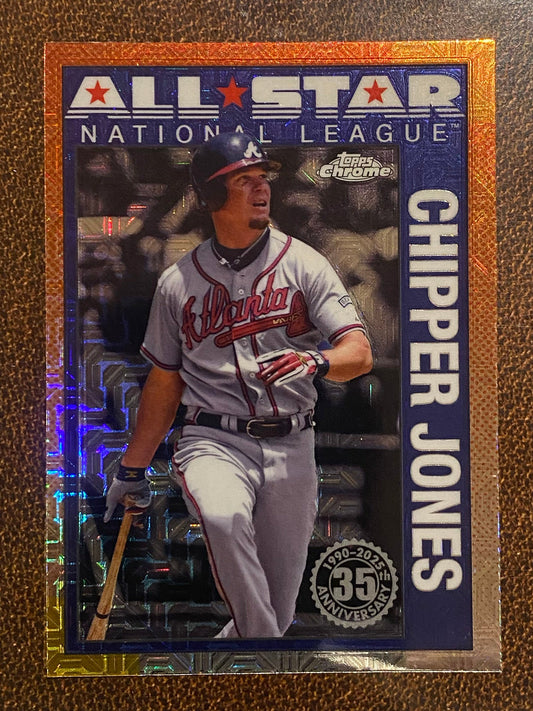 Chipper Jones - 2025 Topps Series 2 - 1990 All Star Mojo Refractor - Braves